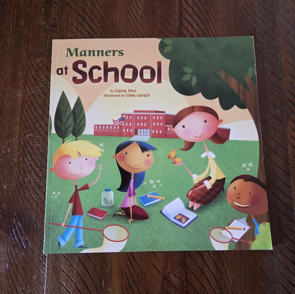 🎉5/$10 Manners at School Children's Book